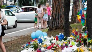 Luogo dell'incidente stradale a Casal Palocco, Roma