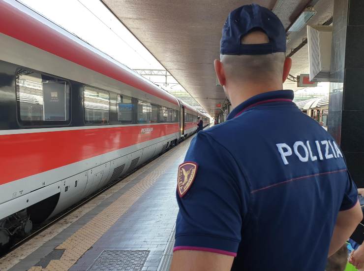 Polizia a Roma Termini