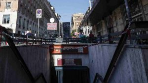 La stazione metropolitana Barberini chiusa per lavori (Immagine di repertorio)