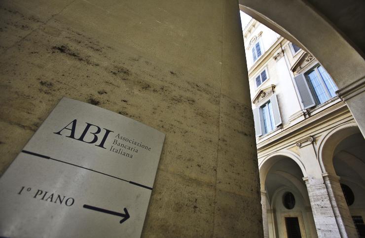 Ingresso della sede dell'ABI a Palazzo Altieri