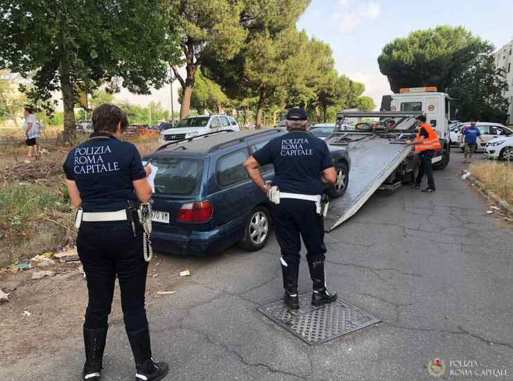 Intervento Polizia Locale. Immagine repertorio. Roma - CronacaLive.it