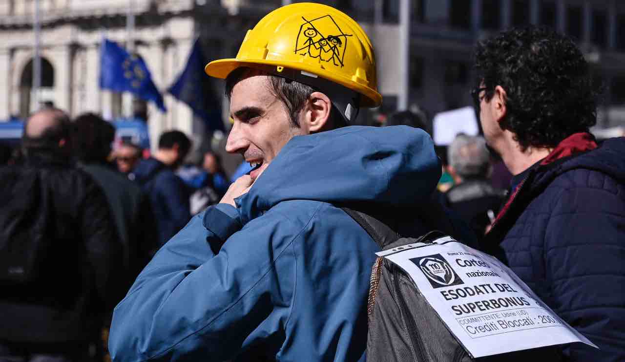 Sesto giorno di sit-in a Roma degli esodati del Superbonus