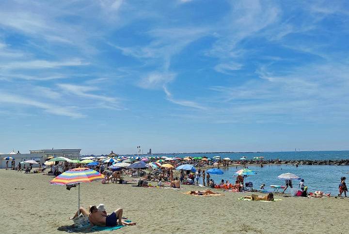 Spiaggia di Fiumicino (Immagine di repertorio)