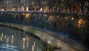 Lavori di messa in sicurezza sulle banchine del Tevere tra ponti Fabricio e Testaccio