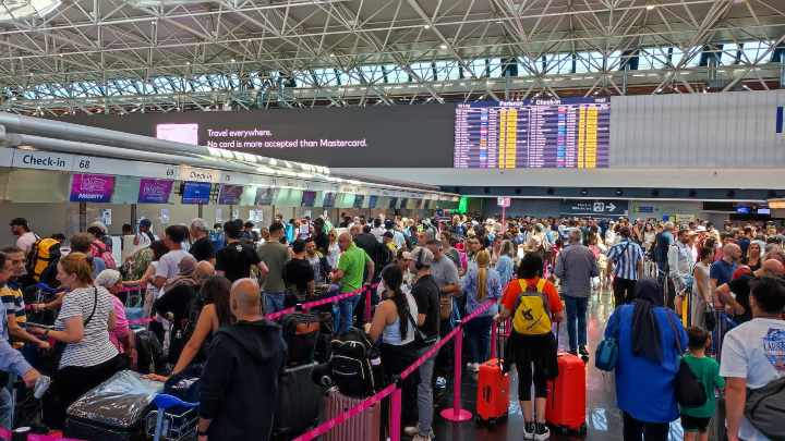 L'aeroporto Leonardo Da Vinci a Fiumicino