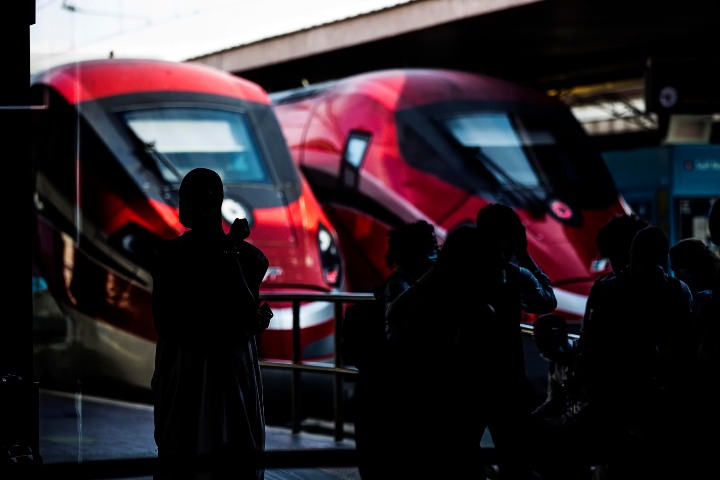 Passeggeri alla stazione Termini, Roma (Immagine di repertorio)