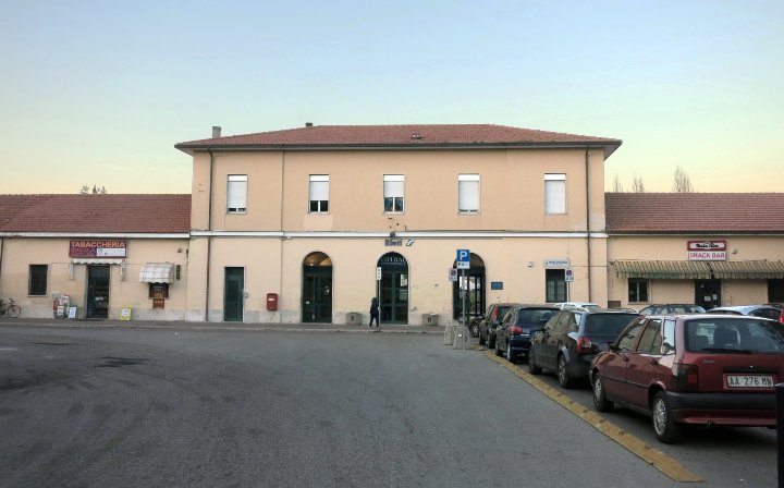 La stazione ferroviaria di Rieti (foto di Alessandro Antonelli - Opera propria, CC BY 3.0)