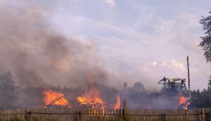 Incendio in campagna (Immagine di repertorio)