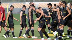 As Roma, ultimo allenamento prima dell'amichevole a Tirana. Fonte: Media.asroma.com