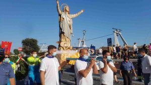 Fiumicino, Festa dell'Assunta e processione a mare. Imamgine repertorio. Roma-CronacaLive.it