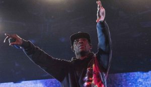 Travis Scott durante il Roskilde Festival (Immagine di repertorio)