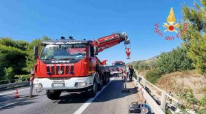 Grave incidente d'auto sulla Cassia vicino a Viterbo