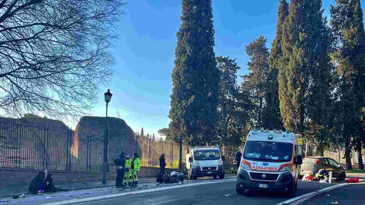 Incidente stradale a Roma (Immagine di repertorio)