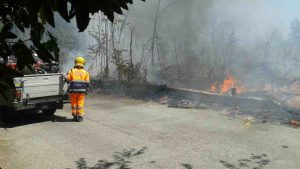 Incendio a Ponte Mammolo, Roma (Immagine di repertorio)