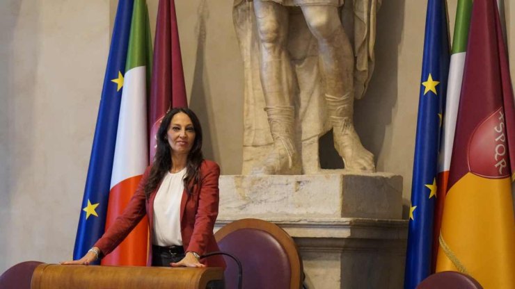 Svetlana Celli, presidente dell'Assemblea Capitolina. Facebook.com, pag (1)