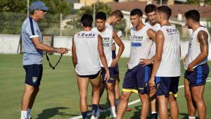 Ultima seduta di allenamento per il Frosinone a Ferentino. Fonte Frosinone Calcio, sito ufficiale