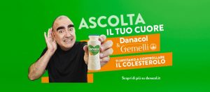 La campagna di prevenzione "ascolta il tuo cuore" (Foto dal profilo Facebook di Danacol)