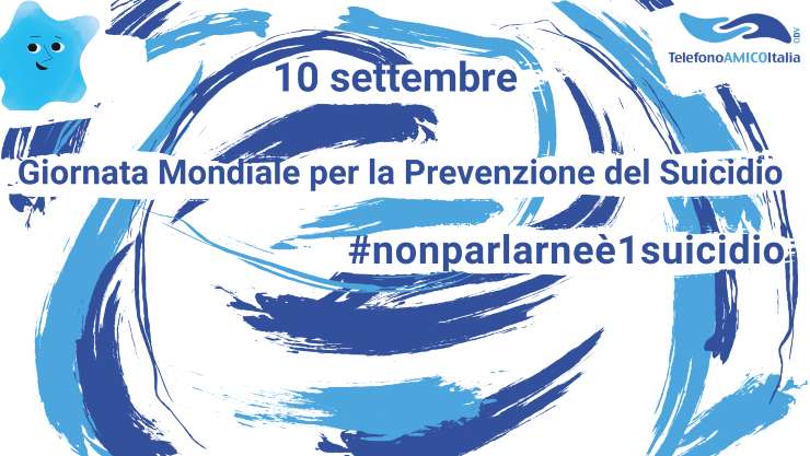 Locandina dell'evento di piazza Non parlarne è 1 suicidio (Foto dal profilo Facebook di Telefono Amico Italia ODV)