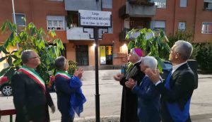 Inaugurazione Largo don Antonio Bigante a Cassino