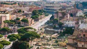 Vista dall'alto di Roma (Immagine di repertorio)