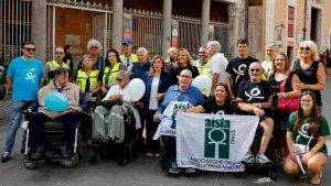 Il banchetto dell'AISLA organizzato per la XVI edizione della Giornata Nazionale SLA. Roma-CronacaLive.it