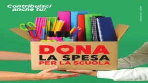 La campagna Unicoop Tirreno _Dona la spesa per la scuola_. Fonte Unicoop Tirreno.it