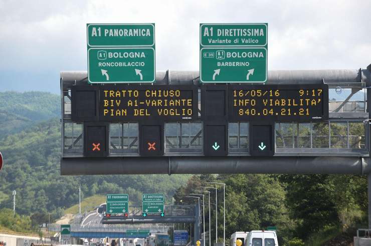 A1 Panoramica tra Firenze e Bologna (Immagine di repertorio)