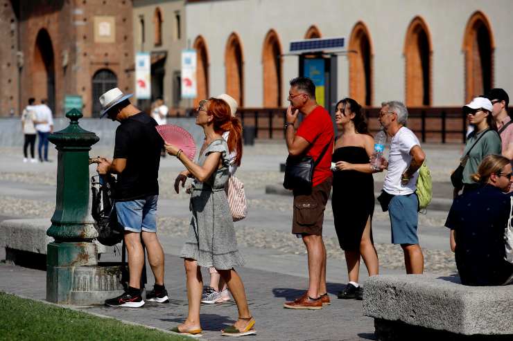 Caldo e afa in città (Immagine di repertorio)