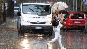 Temporale a Roma (Immagine di repertorio)