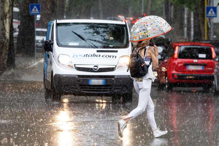 Temporale a Roma (Immagine di repertorio)