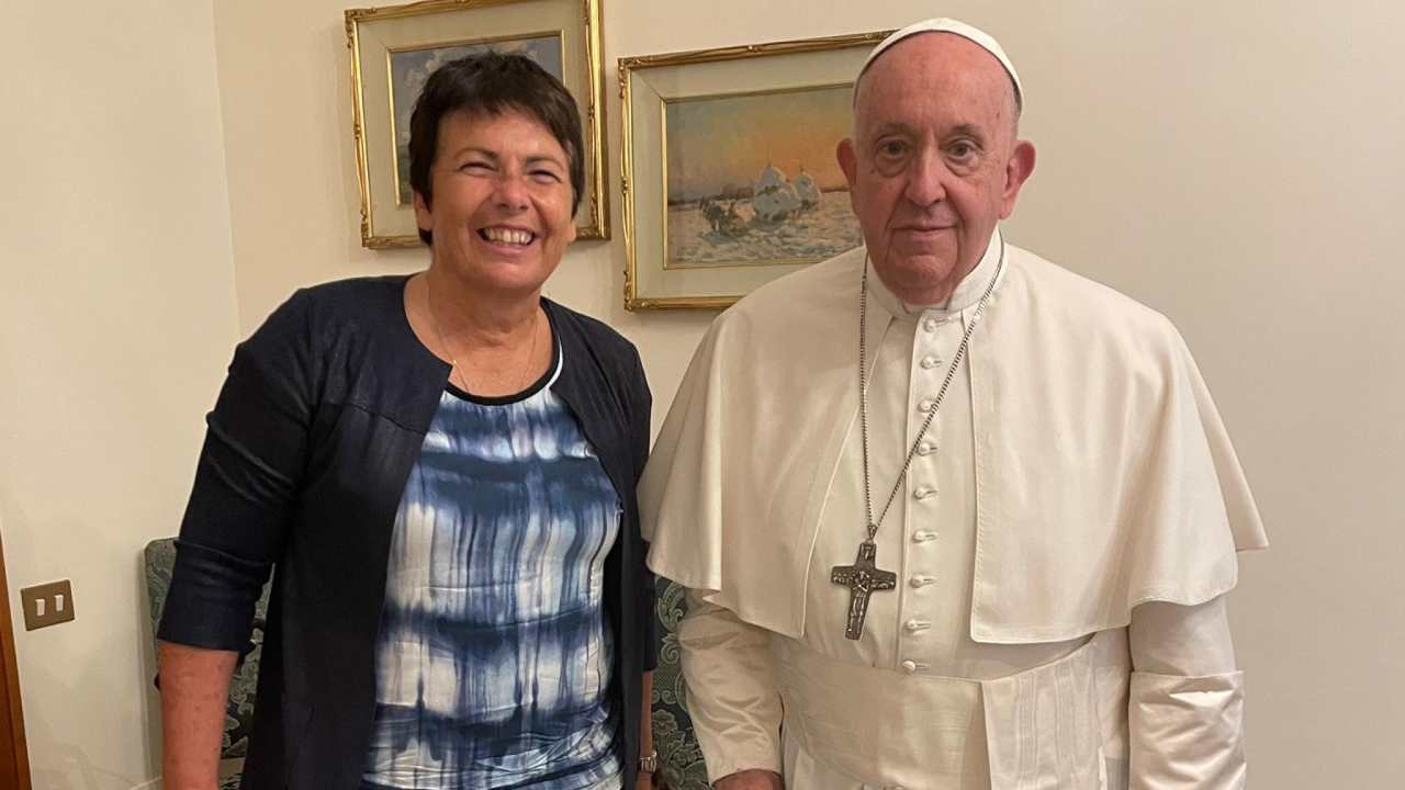 Il Papa incontra Chiara Amirante a Roma