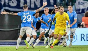 Partita di Uefa Champions League Lazio - Atletico Madrid