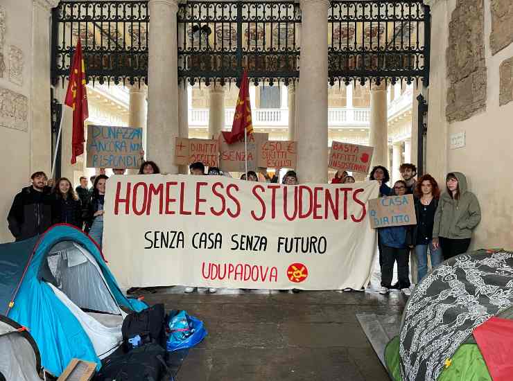 Protesta degli studenti Padova (Immagine di repertorio)