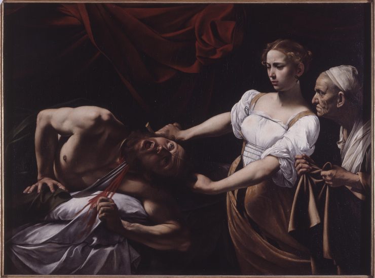 Giuditta e Oloferne (1599 ca), olio su tela, di Caravaggio, Gallerie Nazionali di Arte Antica di Roma