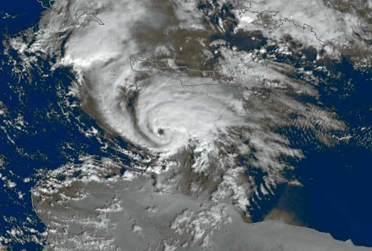 Uragano Mediterraneo (Crediti: Foto Nasa da Wikimedia Commons) 