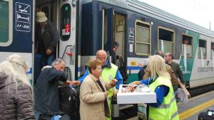 Treno Unitalsi al rientro da Lourdes, immagine repertorio. Roma-CronacaLive.it