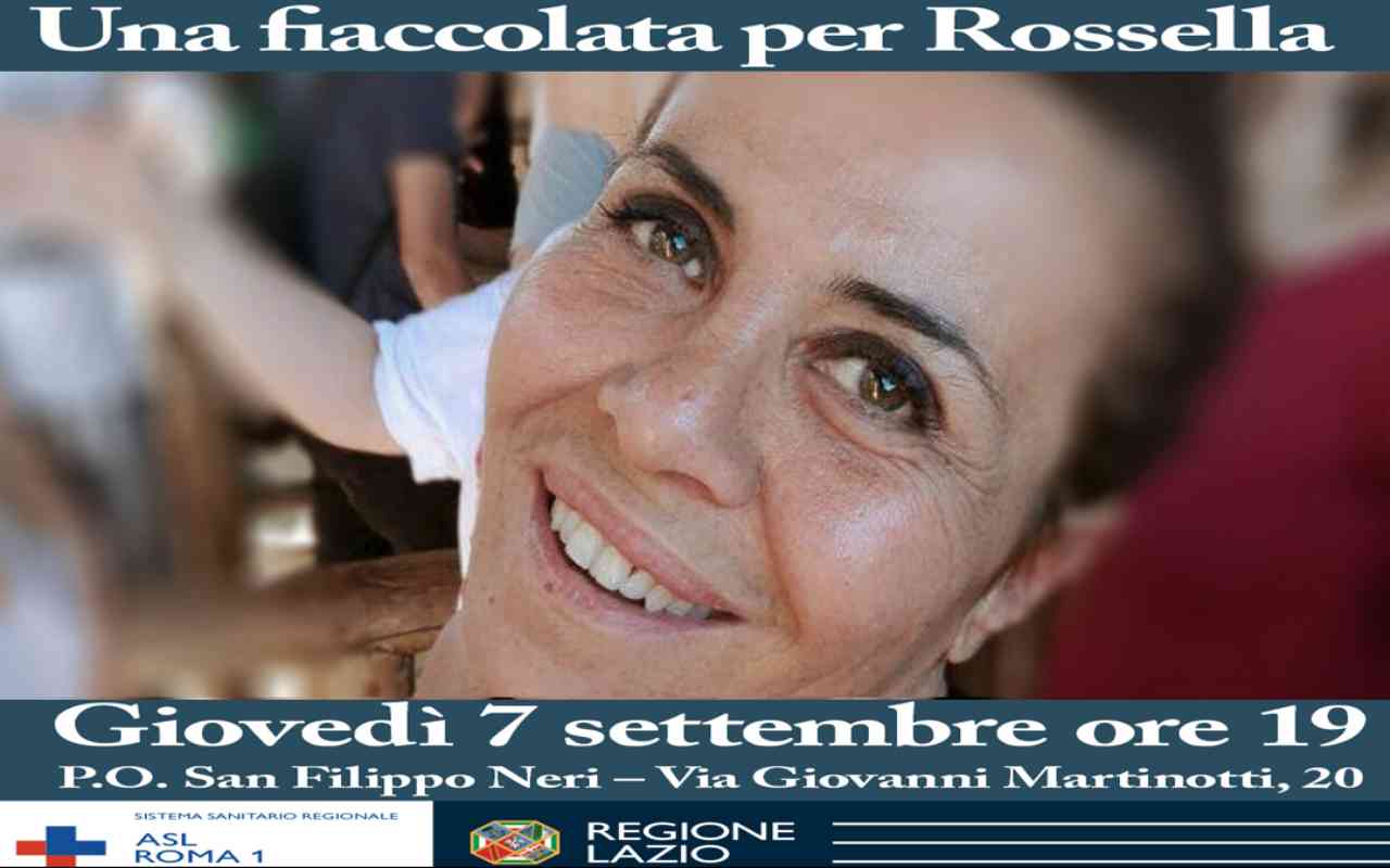 Una Fiaccolata per Rossella. Fonte Facebook.com, Asl Roma1