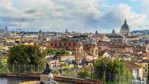 Vista su Roma dalla Terrazza del Belvedere (Immagine di repertorio)