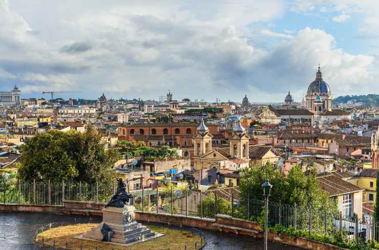 Vista su Roma dalla Terrazza del Belvedere (Immagine di repertorio)