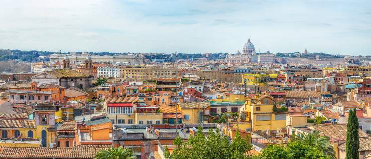 Vista su Roma dalla Terrazza del Pincio (Immagine di repertorio)