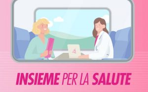 La locandina del progetto "Frecciarosa" dedicato alla prevenzione del tumore al seno (Foto dal profilo Facebook di Frecciarossa)