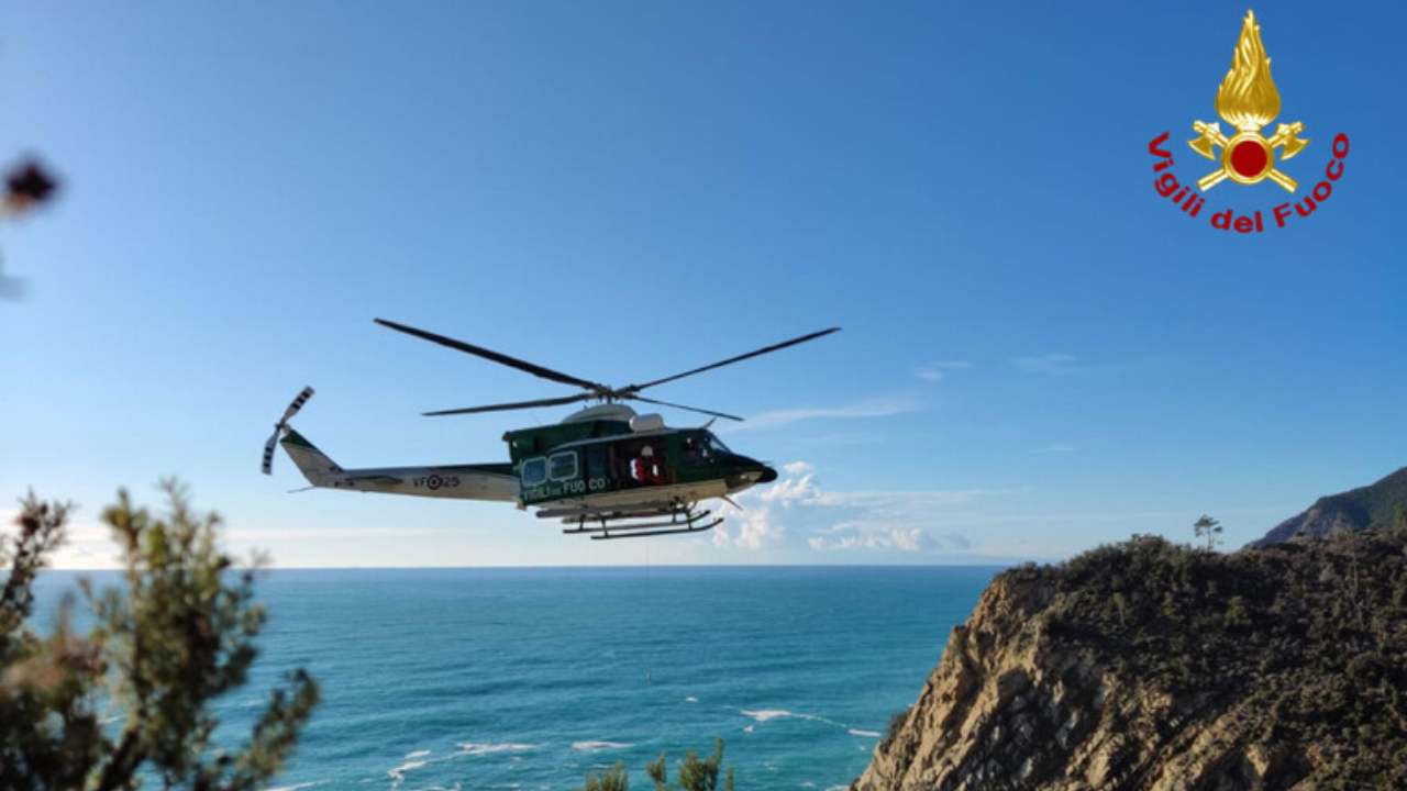 elicottero Vigili del Fuoco bimotore scomparso Ischia