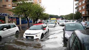 Ostia allagata bomba acqua