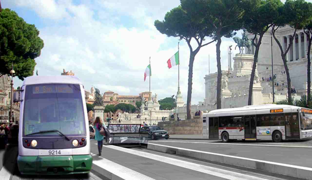 Riattivato tram linea 8 a Roma