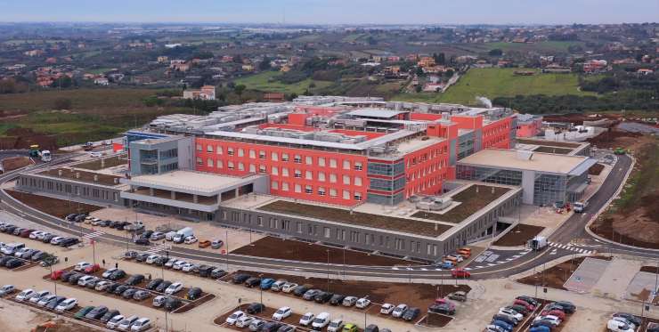 Vista dall'alto dell'ospedale dei Castelli, Roma (Foto dal sito di Asl Roma 6)
