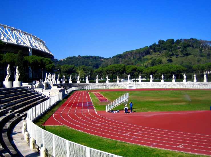 Lo Stadio dei Marmi (Crediti: Foto di Anthony Majanlahti da Wikimedia Commons)