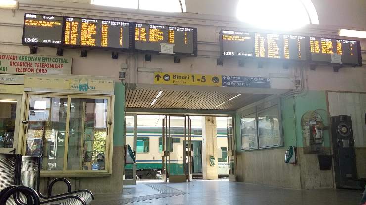 Stazione di Cassino (Crediti: Foto di Leonardo D'Alessandro da Wikimedia Commons) 