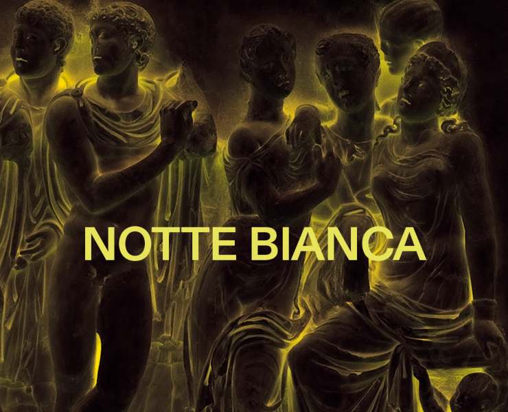 Presentazione della Notte Bianca a Villa Medici (Crediti: Foto dal profilo Facebook di Villa Medici - Villa Médicis - Graphic design © Bahut Studio)