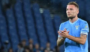 Ciro Immobile prima del derby Lazio-Roma