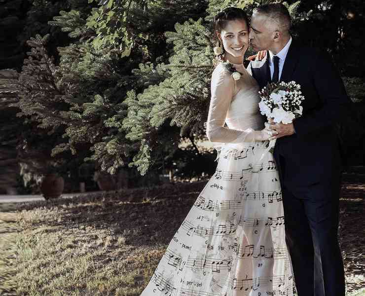 Il matrimonio tra il cantante Eros Ramazzotti e la modella Marica Pellegrini